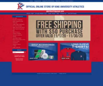 Shopkingtornado.com(King University Apparel) Screenshot