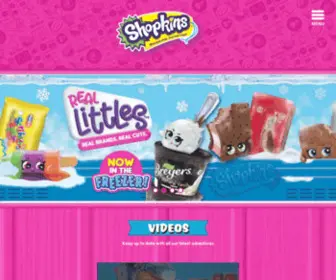 Shopkinsworld.com(Moose Toys) Screenshot