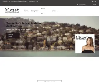 Shopklozet.com(Second hand clothes) Screenshot