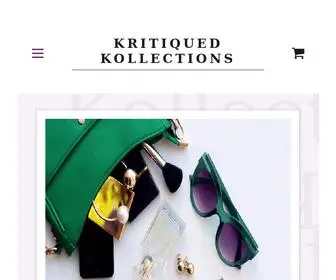 Shopkritiqued.com(Kritiqued Kollections) Screenshot