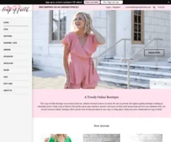 Shopleapoffaith.com(Shop Women's Clothing) Screenshot