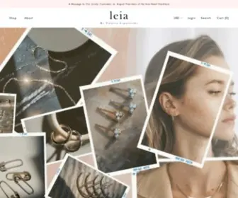 Shopleia.com(Leia by Valeria Lipovetsky) Screenshot