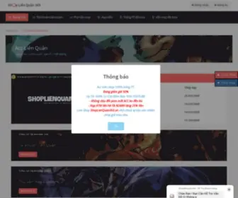Shoplienquan365.vn(Shop Acc Liên Quân Giá Rẻ) Screenshot