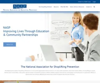 Shopliftingprevention.org(NASP) Screenshot