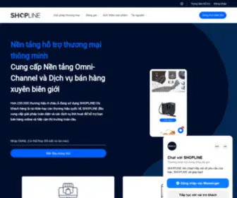 Shopline.com.vn(Giải pháp thương mại điện tử một cửa của bạn) Screenshot