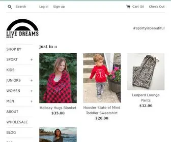 Shoplivedreams.com(Live Dreams) Screenshot