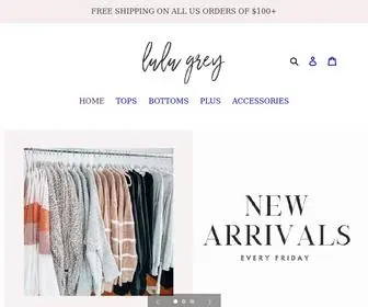 Shoplulugrey.com(Lulu Grey Boutique) Screenshot