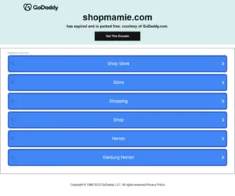 Shopmamie.com(Women's Clothing and Accessories Boutique) Screenshot