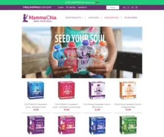 Shopmammachia.com(Buy Organic Chia Seeds) Screenshot