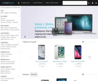 Shopmania.pl(Porównywarka cen produktów w Polska) Screenshot