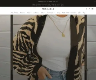 Shopmarallea.com(Marallea J) Screenshot