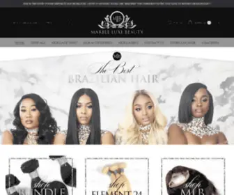 Shopmarbleluxebeauty.com(#1 Top Rated Luxe Hair Connoisseur Online + In Store) Screenshot