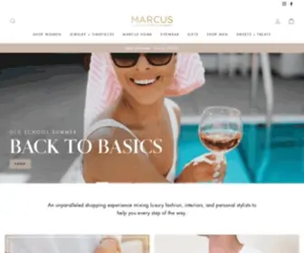 Shopmarcus.com(Luxury Women's Clothing & Home Decor Boutique) Screenshot