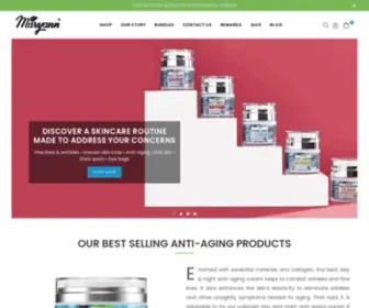 Shopmaryann.com(Maryann Organics) Screenshot