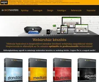 Shopmasters.hu(Webáruház készítés) Screenshot