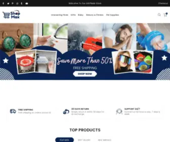 Shopmax.us(Online Retail Store with maximum products) Screenshot