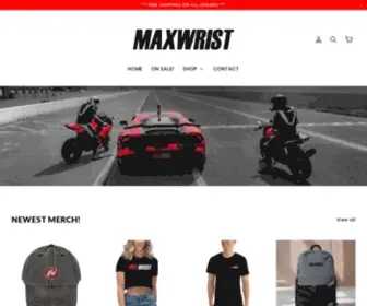 Shopmaxwrist.com(RPM Apparel by Max Wrist) Screenshot