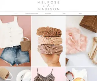 Shopmelandmad.com(Melrose & Madison) Screenshot