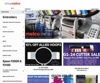 Shopmelco.com(Embroidery supplies) Screenshot