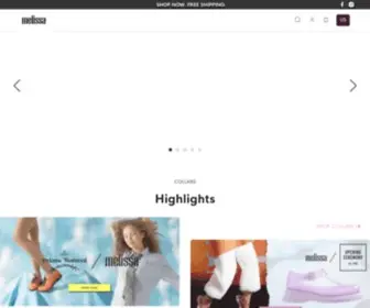 Shopmelissa.com(Buy Online at the Official Melissa Shoes Store) Screenshot