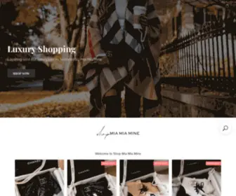 Shopmiamiamine.com(Luxury Shopping) Screenshot