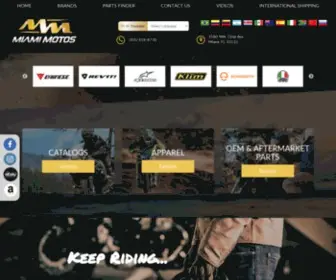 Shopmiamimotos.com(MIAMI MOTOS) Screenshot