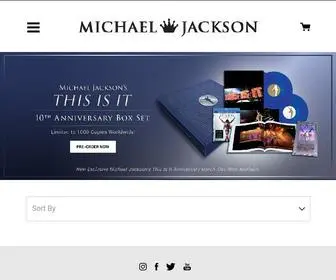 Shopmichaeljackson.com(Michael Jackson Apparel) Screenshot