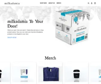 Shopmilkadamia.com(Shop milkadamia) Screenshot