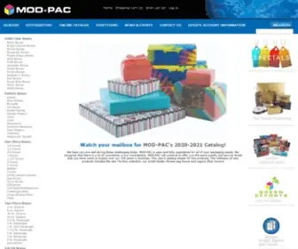 Shopmodpac.com(MOD-PAC Stock Boxes) Screenshot