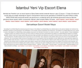 Shopmoscow.biz(Stanbul Yeni Vip Escort Elena) Screenshot