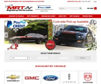 Shopmrt.com(Premium Handcrafted Aftermarket Performance Exhaust Systems Made in the USA) Screenshot