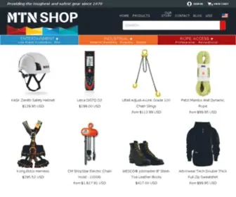 Shopmtn.com(MTN SHOP Rigging Expert) Screenshot