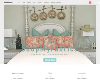 Shopmyfabrics.com(United States) Screenshot