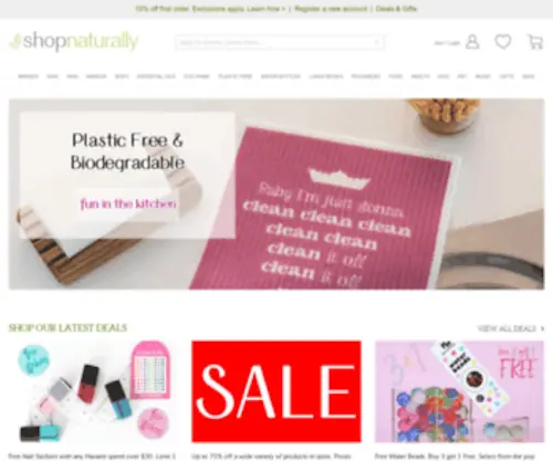 Shopnaturally.com.au(Shop Naturally Your Natural Store Online) Screenshot