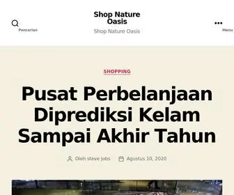 Shopnaturesoasis.com(Shop Nature Oasis) Screenshot