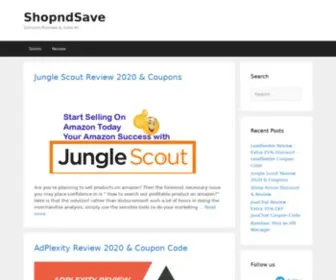 Shopndsave.com(Genuine Reviews & Save $s) Screenshot