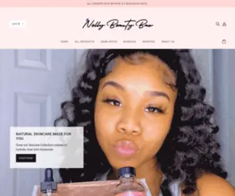 Shopnellybeauty.com(Nelly Beauty Bar) Screenshot