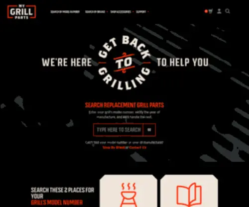 Shopnexgrill.com(Grill Replacement Parts and Accessories for BBQs) Screenshot