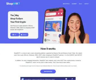 Shopnext.io(The most rewarding way to shop) Screenshot