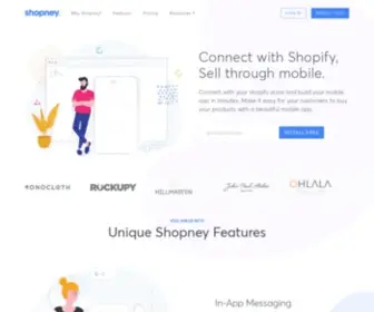 Shopney.co(Turn Your Shopify Store Into App Easily) Screenshot