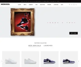 Shopnicekicks.com(Nice Kicks online shop) Screenshot