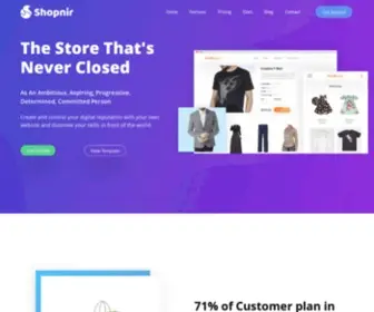 Shopnir.com(Home of Your Online Business) Screenshot
