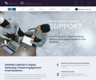 Shopnocareerit.com(Best Digital Marketing Company In Bangladesh) Screenshot