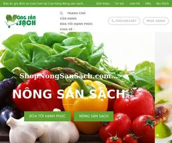 Shopnongsansach.com(Nông sản sạch) Screenshot