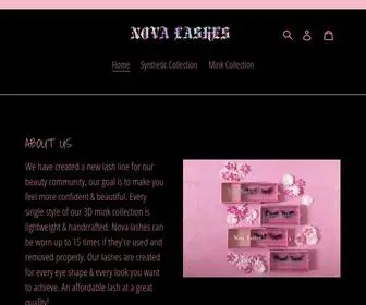 Shopnovalashes.com(Shop Nova Lashes) Screenshot