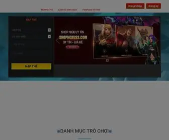 Shopnoxuss.com(Shop Bán Acc Chính Thức Của Noxuss Gaming) Screenshot