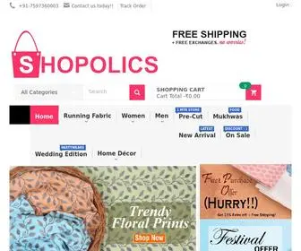 Shopolics.com(Online Shopping) Screenshot