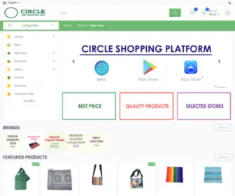 Shoponcircle.com(Shop On Circle Home) Screenshot