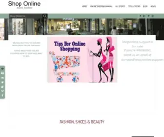 Shoponline.support(Your Online Shopping Guide) Screenshot