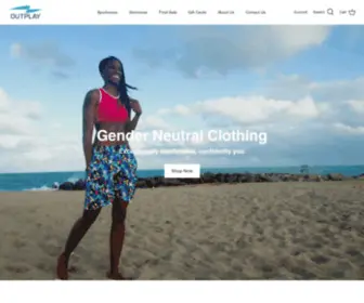 Shopoutplay.com(Gender Neutral Swimwear & Sportswear) Screenshot